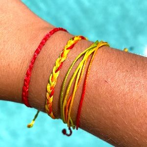 🍇🌿Handmade Adjustable Bracelet Set🌿🍇